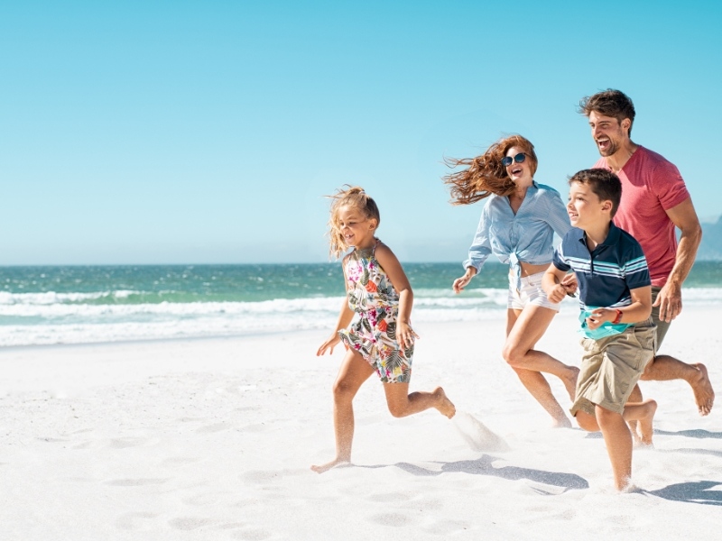 family on holiday family-friendly-accommodation